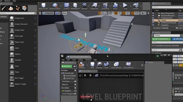 Unreal Engine 4 - Rotating Static Mesh Tutorial (Beginner) смотреть онлайн