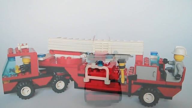 Обзор - LEGO System 6340 Hook & Ladder (Пожарная машина) смотреть онлайн