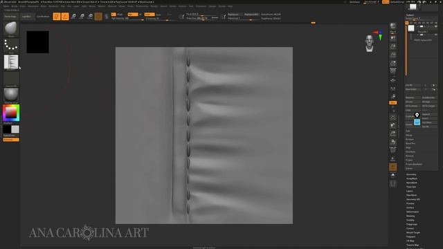 How to create PERFECTLY TILEABLE SEAM and STITCHES Brushes in Zbrush - Full Process, Step by Step смотреть онлайн