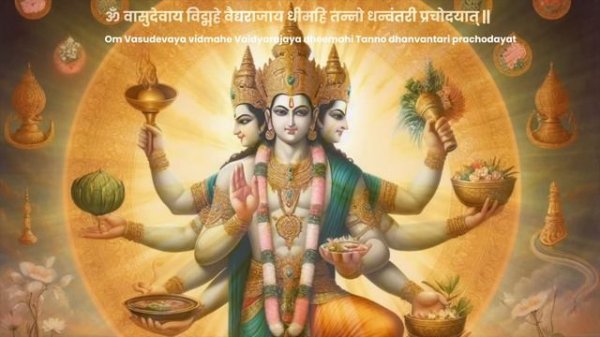 Dhanvantari Gayatri Mantra | EPIC LORD DHAVANTARI MANTRA for HEALING & GOOD HEALTH