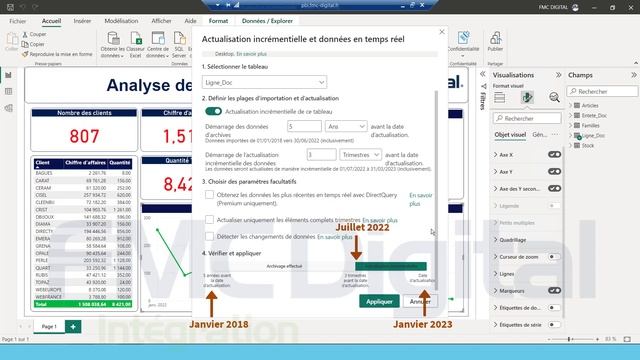 Formation Power BI : Actualisation incrémentielle de vos données смотреть онлайн