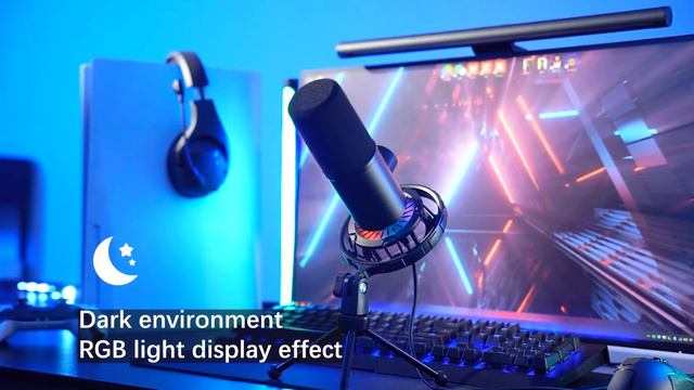 [Showcase] of FIFINE K658 RGB with & without Room Mood Light on смотреть онлайн