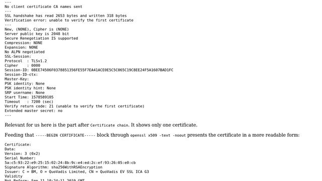 Downloading from a public server: SSL certificate problem: unable to get local issuer certificate смотреть онлайн