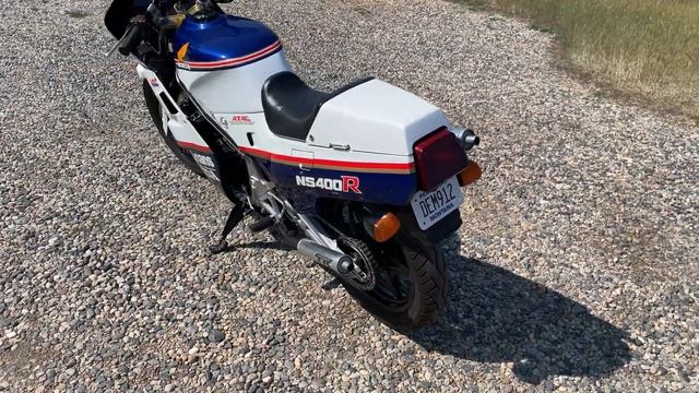 1985 Honda NS400R Start and Walkaround смотреть онлайн