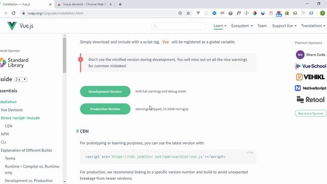 Belajar Vue.js - #4 Download Vuejs смотреть онлайн