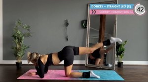 15 MIN. UNDER BOOTY LIFT WORKOUT + ANKLE WEIGHTS / mat based pilates