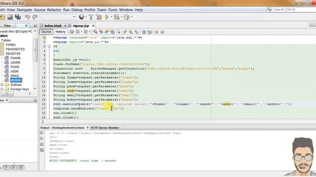 SIGNUP AND LOGIN PAGE - PART 1 | NETBEANS | WEB APPLICATION PROJECT смотреть онлайн