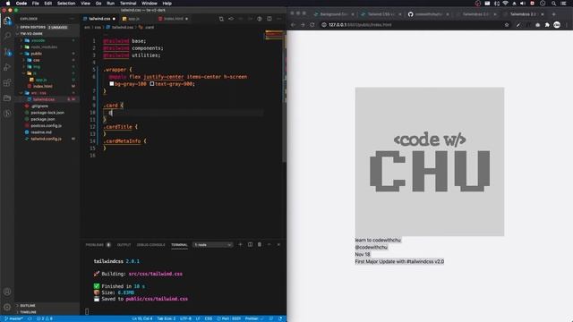 Tailwind CSS v2.0 | Dark Mode смотреть онлайн