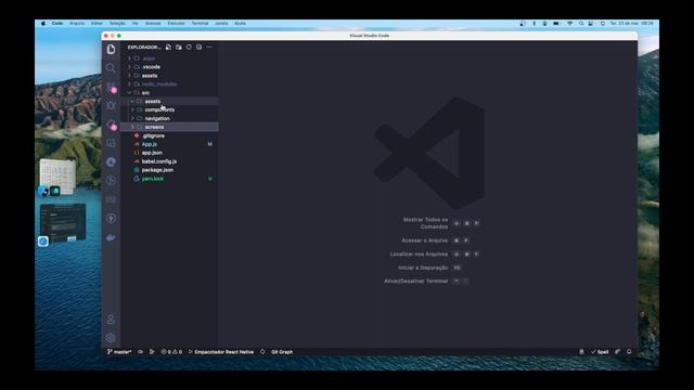 Curso Mobile c/ React Native: Clone do WhatsApp - Aula 04 - Criando estrutura de pasta смотреть онлайн