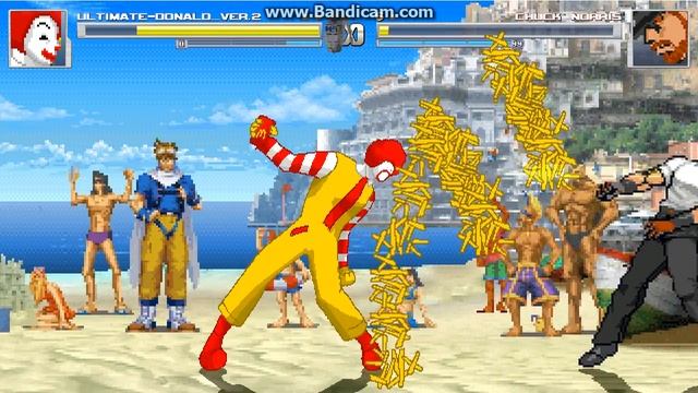 M.U.G.E.N. Ultimate Donald (Ronald McDonald) Gameplay смотреть онлайн