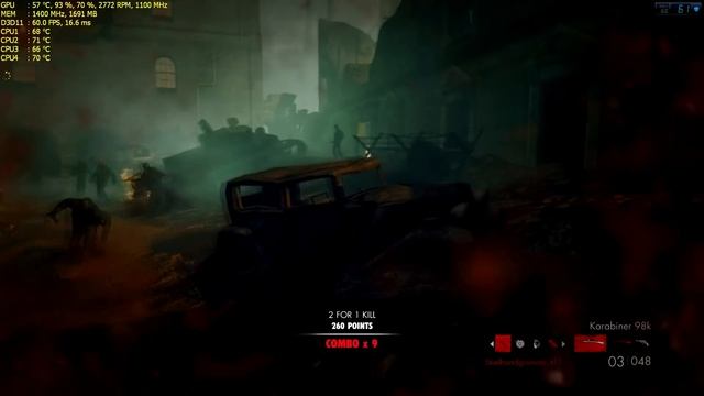 Zombie Army Trilogy PC Gameplay Gigabyte Radeon R9 270X Windforce 3x OC смотреть онлайн
