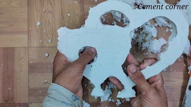 White Cement craft ideas // White Cement Showpiece // Heart shape White Cement craft смотреть онлайн