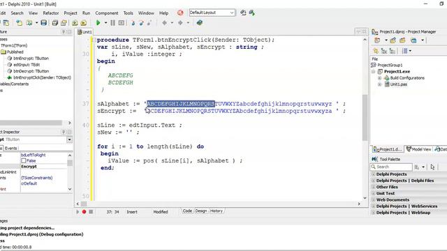 String Handling in Delphi (part 11) Encryption Example 2 смотреть онлайн