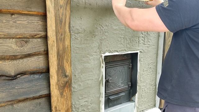 За 300 рублей отделал печной портал в бане#декор под камень смотреть онлайн