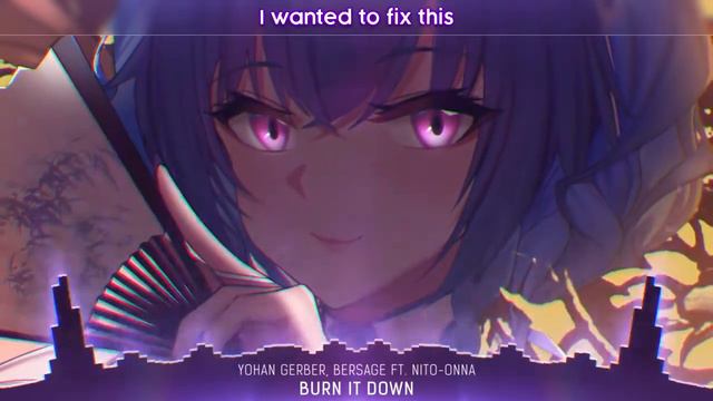 Nightcore - Burn It Down - (Lyrics) смотреть онлайн