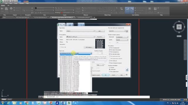 DWG TrueView - настройка печати перед выводом в PDF Инструкция # 5 смотреть онлайн