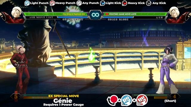 ASH CRIMSON MOVE LIST - The King of Fighters XIII (KOFXIII) смотреть онлайн