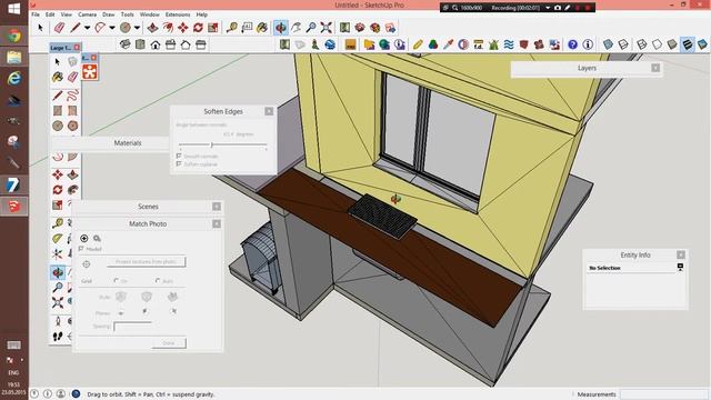SketchUp - тонкости импорта 3d dwg. 3 урок смотреть онлайн