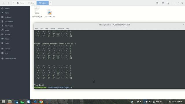 Connect 4. Python 4th year CSE смотреть онлайн