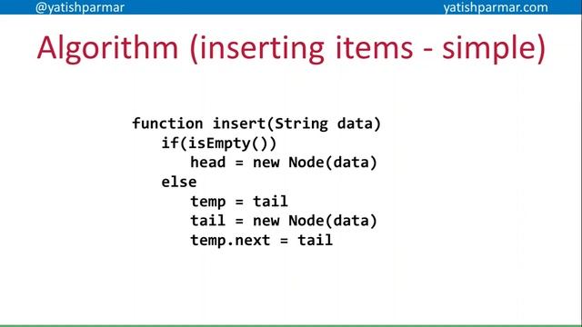 Linked Lists - inserting nodes (A Level Computer Science) смотреть онлайн