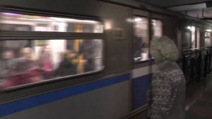 Казанское метро. Поезда на станциях и в депо