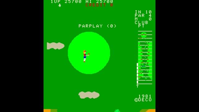 Arcade Longplay - 18 Holes Pro Golf (1981) Data East Corporation смотреть онлайн
