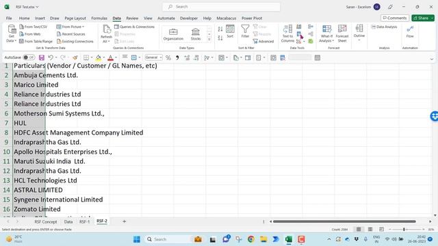 Relative Size Factor (RSF) Test using Ms-Excel смотреть онлайн
