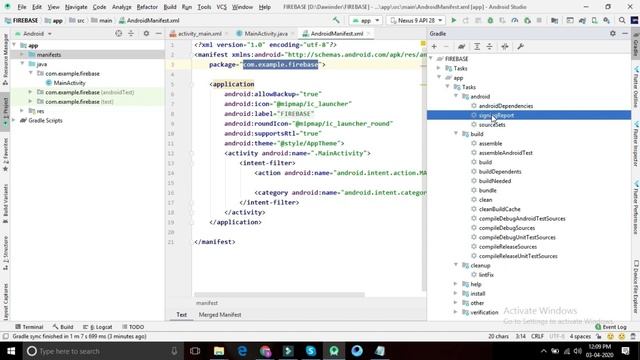 How to Setup Firebase in Android Studio | Game App Studio | Android Studio Tutorials 2020 смотреть онлайн