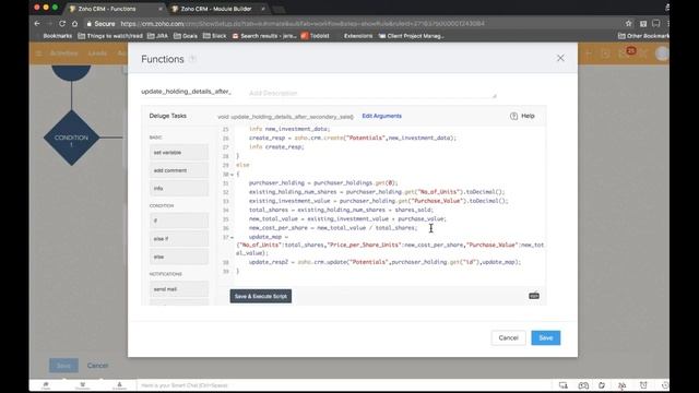 Custom functions in Zoho CRM 2018 using API v2 смотреть онлайн