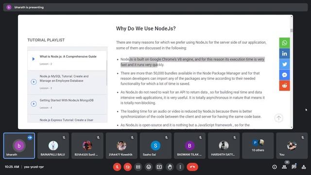 1,MEAN ATCK DEVELOPMENT,19/04/2023,BHARATH REDDY SIR,NODE JS смотреть онлайн