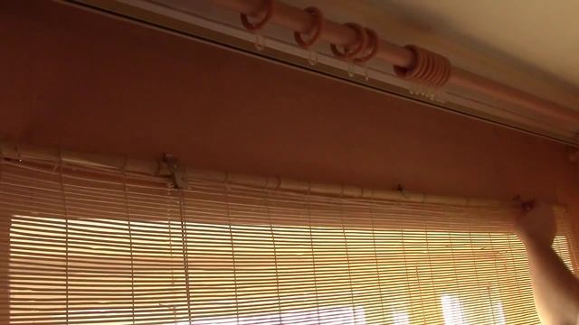 замена веревочки на бамбуковой шторе смотреть онлайн