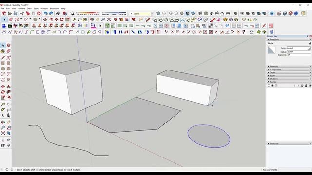 SketchUP - Измерение объектов, размеры и размерные линии (SketchUP уроки) смотреть онлайн