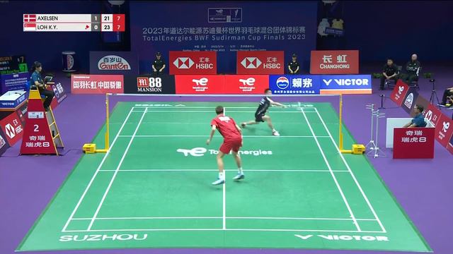 TotalEnergies BWF Sudirman Cup Finals 2023 ｜ Viktor Axelsen (DEN) vs Loh Kean Yew (SGP)｜ Full Matc смотреть онлайн