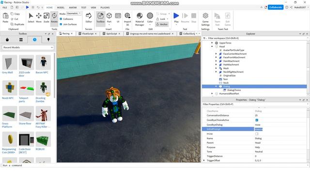 Как сделать разговор с NPC в roblox studio! смотреть онлайн