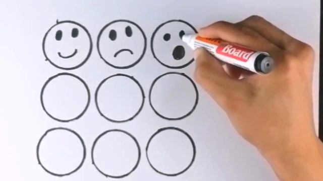 How to Draw and Color Emoticons Emoji Faces Cloring Book for Kids смотреть онлайн