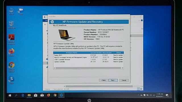 HP ProBook 440 G8 Bios Update in Windows 10. How to setup Bios of HP Laptop. смотреть онлайн