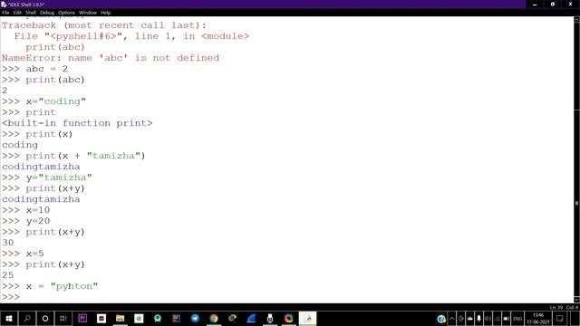 Variables In Python | Basics | Python Series | In English #python #idle #variables смотреть онлайн
