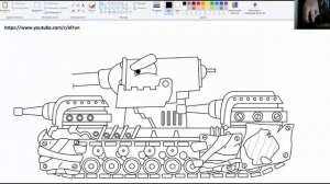 Как Нарисовать Танк КВ-6 для Мультики про танки