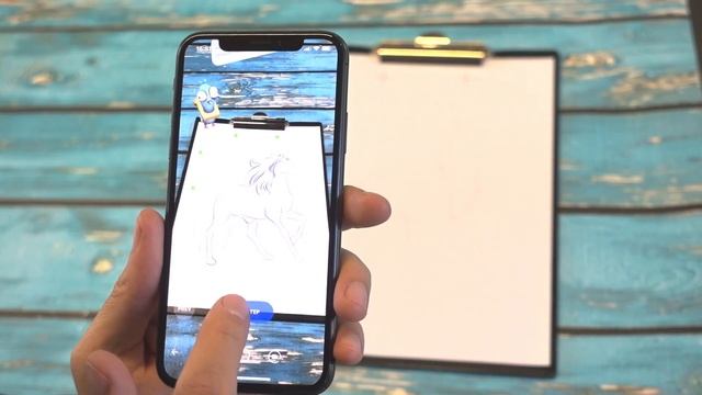 The very first virtual teacher for drawing using augmented reality and SketchAR! смотреть онлайн
