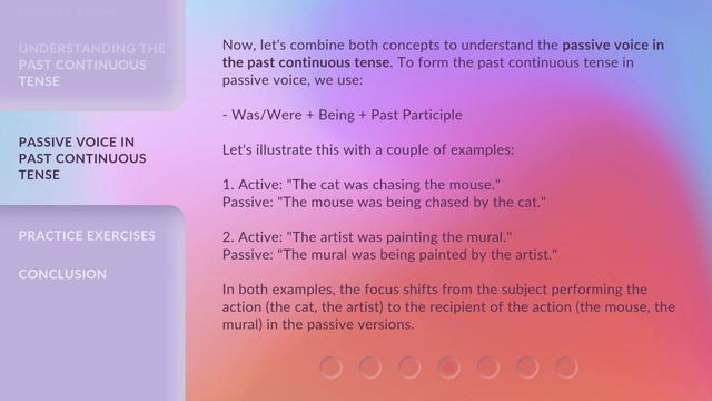 Unleashing the Past: Mastering Passive Voice in Past Continuous Tense смотреть онлайн