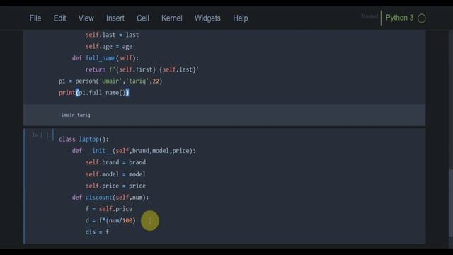Python Tutorial 101 : Object Oriented programming | Instance Method | Class variables смотреть онлайн