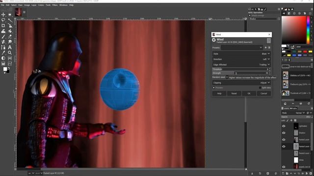 Speededit with GIMP - Lost and found with holographic effect and background replacement смотреть онлайн