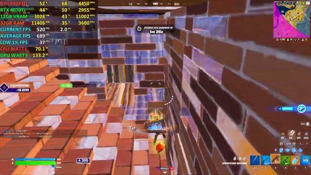 850 FPS in Fortnite - RTX 4070Ti + 5800X3D | Performance Mode - 1080p смотреть онлайн