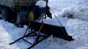 Отвал для снега УАЗ. Лопата на УАЗ