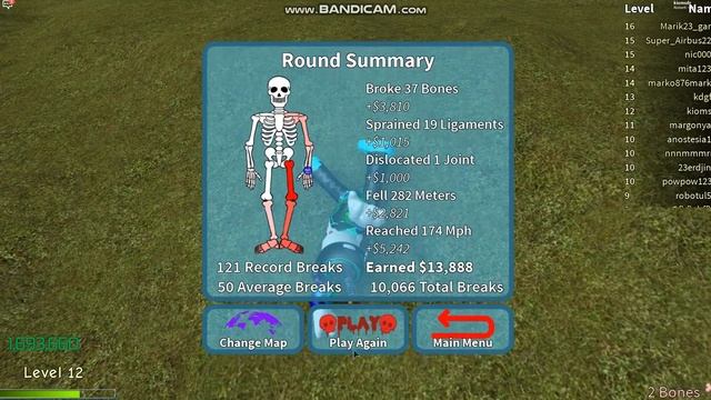 Роблокс - Симулятор костей/Roblox, смотреть онлайн