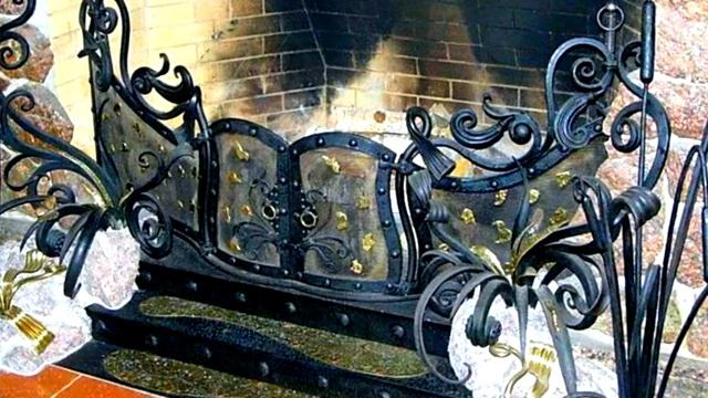 Элементы украшения камина вариант дизайн оформление ковкой идеи смотреть онлайн