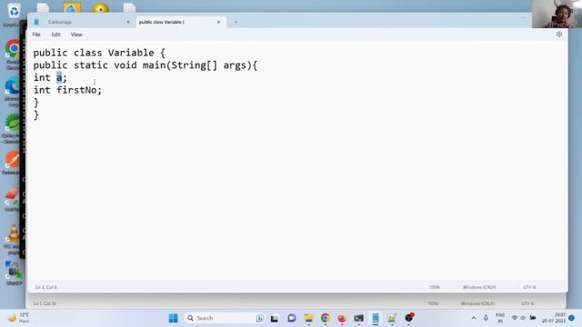 Java SE: Variable, identifier and multiple variable declaration смотреть онлайн