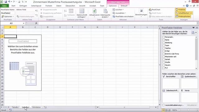 MS Excel Pivot-Komplettkurs: Modul 1.2 Umwandeln in eine Pivot-Tabelle - 2 Optionen - carinko.com смотреть онлайн