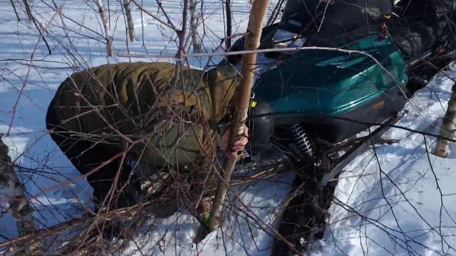 Угар!!! Погнал за лисой на снежике! Осторожно! Мат!)) смотреть онлайн