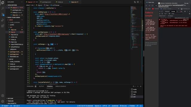 Complete CURD operation tutorial using React,Node JS, Mysql, Material-UI смотреть онлайн